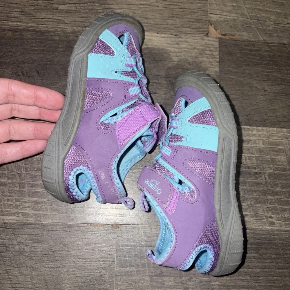 Oshkosh Toddler Play Beach Hiking Camping Sandals Size 9 Purple